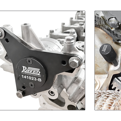 Ferramenta para posicionar em sincronismo motor 1.3T(Fiat/Jeep) - RAVEN 141023