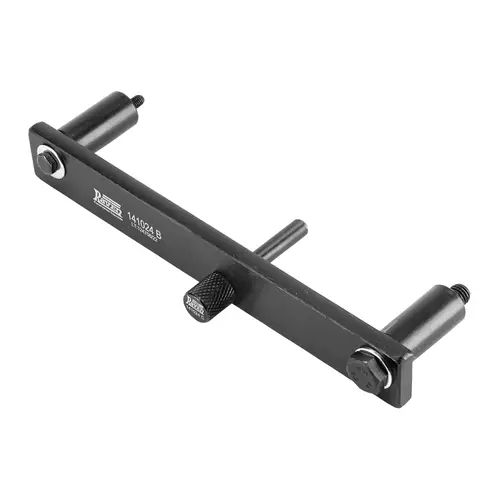 Ferramenta para manter a polia da árvore de manivelas corretamente posicionada durante a instalação do parafuso da polia raven 141024