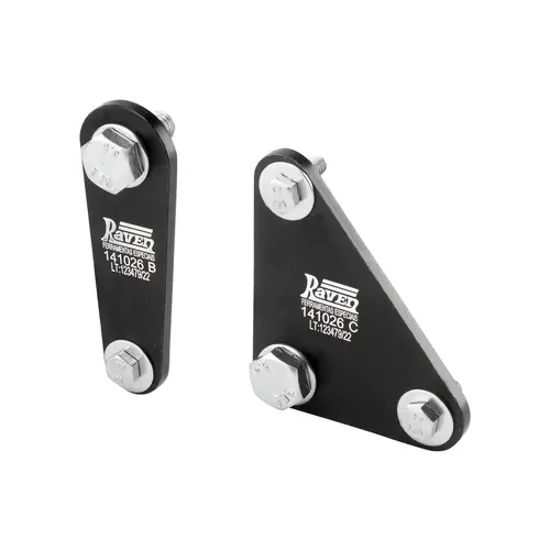 Par de gabaritos para alinhar o cabeçote em relação ao bloco do motor Fiat / Stellantis GSE 1.0 12V (3 cils.) MultiAir turbo T200 raven 141026