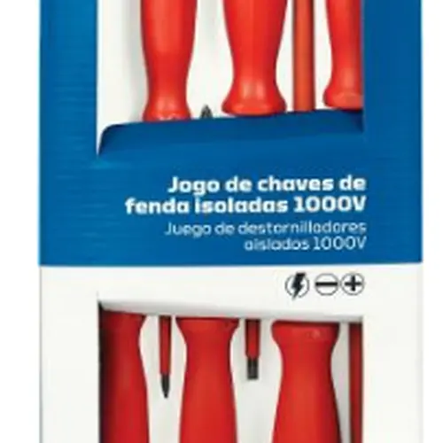 Jogo Chave Fenda Simples e Cruzada Isoladas 6 peças - GEDORE  