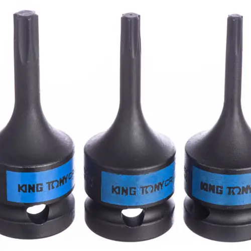 Jogo Soquetes torx curto impacto 1/2" 7 pçs 4417PP King Tony