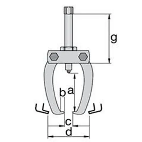 SACA POLIA 8" TRES GARRAS 8565-4 GEDORE