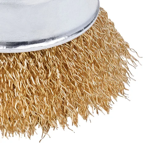 Escova Copo Com Haste em Aço de Carbono 2 Pol. WORKER-936014