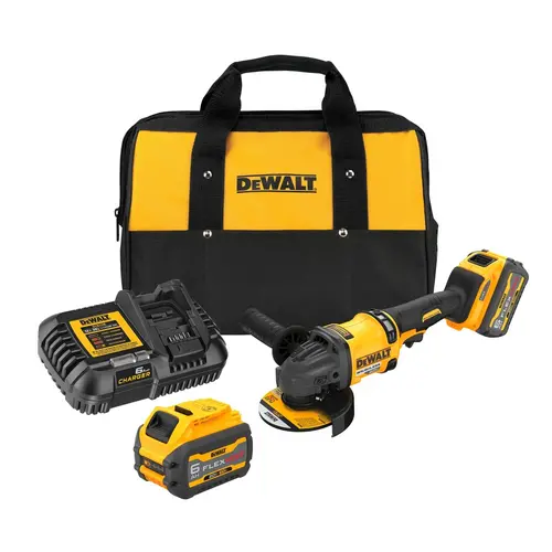 ESMERILHADEIRA 4.1/2 5 60V 2 BATERIAS 6Ah 220V DCG418T2-B2 DEWALT