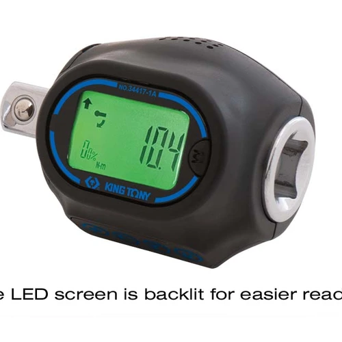 TORQUIMETRO DIGITAL 1/2" 40-200Nm/360º 34417-1A - KING TONY