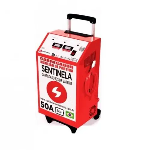 CARREGADOR BATERIA 50A C/AUXILIAR  12V CAV5012 - SENTINELA