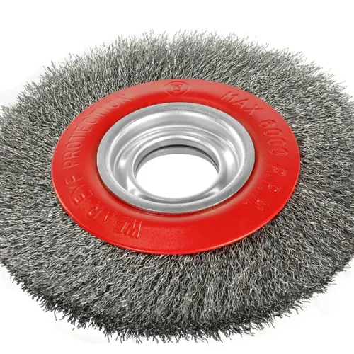 Escova circular em aço ondulado 6