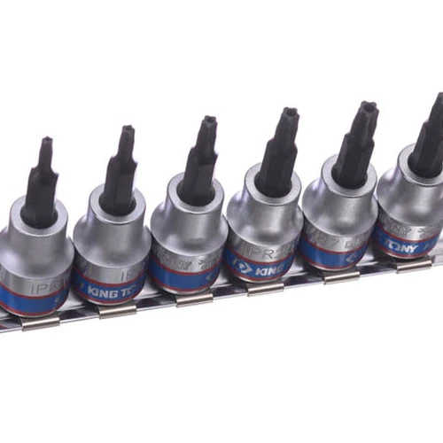 Jogo soquete hexalobular plus c/ 6peças 3/8" 3146PR KING TONY