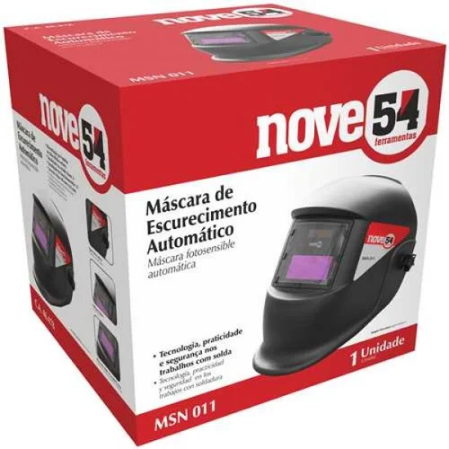 Máscara para solda com escurecimento automático, tonalidade 11 - NOVE54 MSN 011