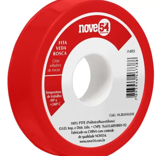 Fita veda rosca 12mmx10m - Nove54