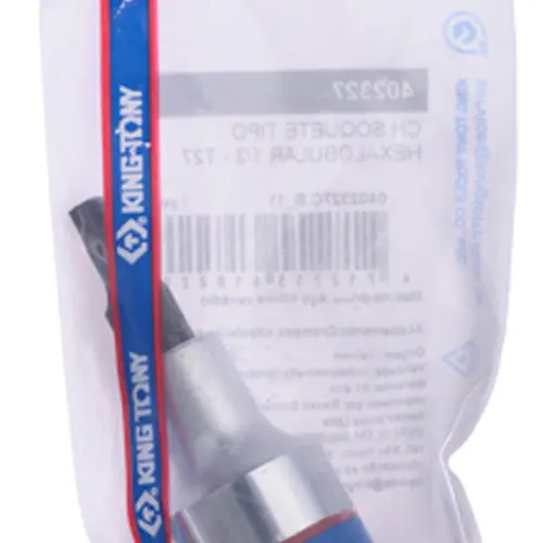 SOQUETE TIPO TORX T-27 CURTO 402327 KING TONY