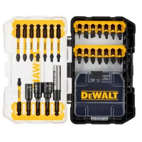 Jogo de bits de impacto  FlexTorq IMPACT READY com sistema ToughCase 26 peças DEWALT DWANGFT26SET