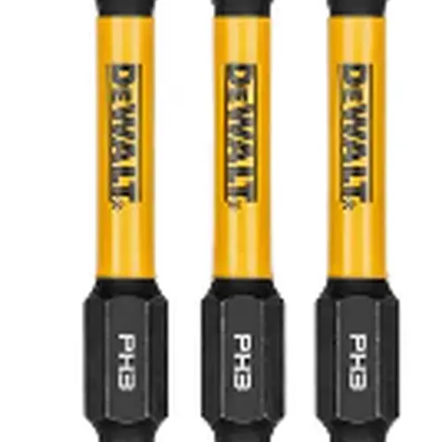 BITS PHILLIPS PH3 FLEXTORQ 2.1/4'' (5,7CM) CARTELA COM 3 UNIDADES DWAF2PH3IR3 DEWALT