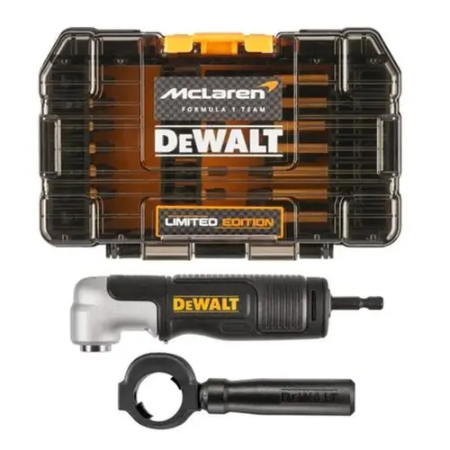 JOGO DE BITS COM ADAPTADOR ANGULAR 33 PEÇAS EDIÇÃO LIMITADA MCLAREN DT70782-QZ DEWALT