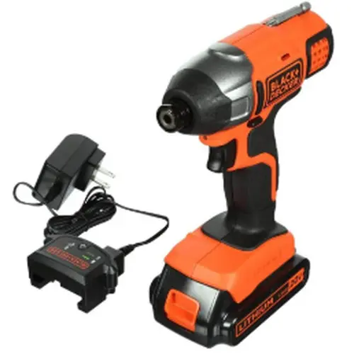 PARAFUSADEIRA IMPACTO 1/4 20V C/ 1 BATERIA E CARREGADOR 155NM BDCI20C BLACK DECKER