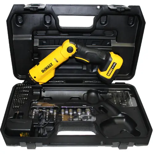 Parafusadeira à Bateria 6V 2 Velocidades Bivolt com 45 Peças e Maleta - DEWALT DCF060
