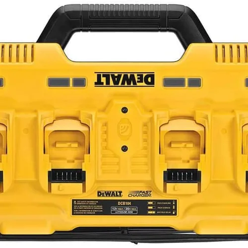 MULTI CARREGADOR DE BATERIAS RÁPIDO 12V-20V MAX* 4 ENTRADAS (8AH CADA) 220V - DEWALT DCB104
