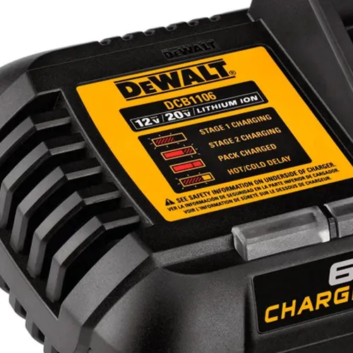 Carregador de bateria 12-20V 127V - DEWALT DCB1106-BR