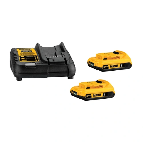 Kit de 2 Baterias 20V MAX 2Ah e Carregador bivolt 1,25Ah DEWALT DCB203C2-BR
