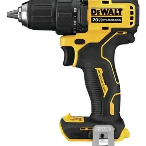 Parafuradeira/Furadeira 1/2 Pol. 13mm 20V Max Li-Ion Brushless 2 VVR + 2 Baterias 2Ah com Carreg. Bivolt e Bolsa - ATOMIC - DEWALT DCD708D2-BR