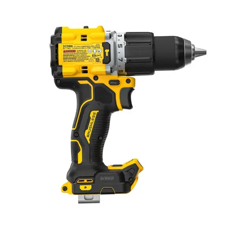 PARAFUSADEIRA/FURADEIRA DE IMPACTO COMPACTA 1/2” 20V MAX LI-ION BRUSHLESS (SEM BATERIA E CARREGADOR) DCD806B DEWALT