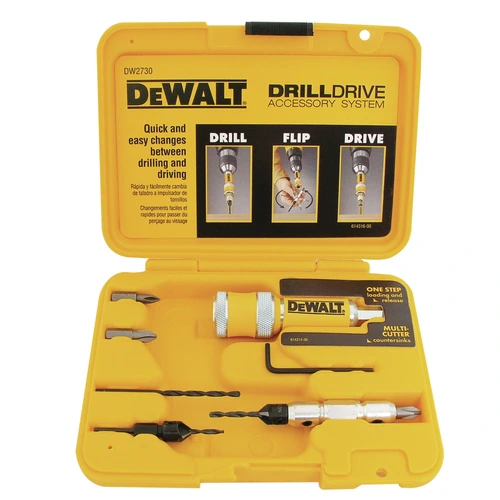 Jogo Para Parafusadeira Furar/Parafusar Com 8 Peças - DEWALT DW2730