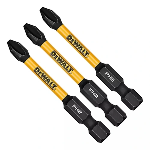 BITS PHILLIPS PH2 FLEXTORQ 2.1/4'' (5,7CM) CARTELA COM 3 UNIDADES DWAF2PH2IR3 DEWALT