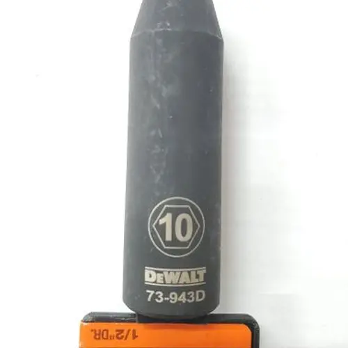 Soquete de Impacto 1/2" Longo 10mm DEWALT DWMT73943OSP