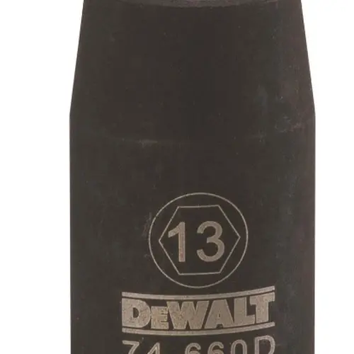 Soquete de Impacto 1/2" Curto 13mm DEWALT DWMT74660OSP