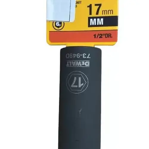 Soquete de Impacto 1/2" Longo 17mm DEWALT DWMT73949OSP