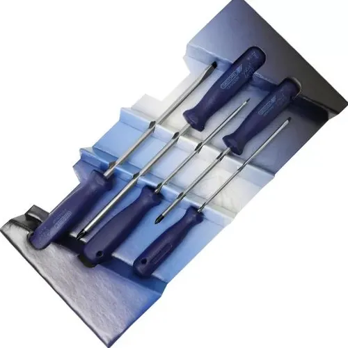 Jogo de Chaves Fenda e Phillips - 5 Peças - GEDORE 150-160S