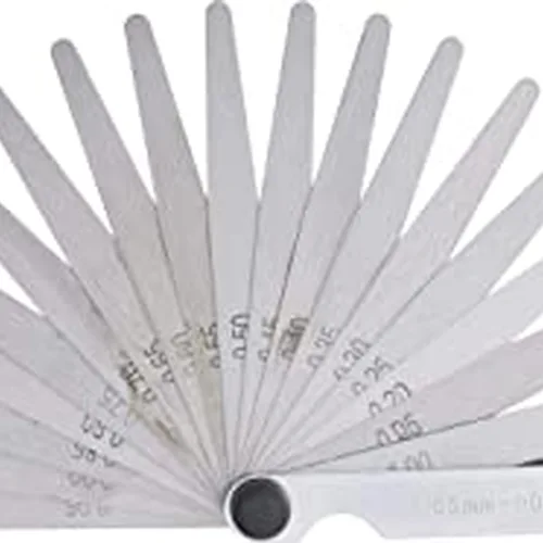 Calibre de folga 20 lâminas 0,05a 1mm Vonder