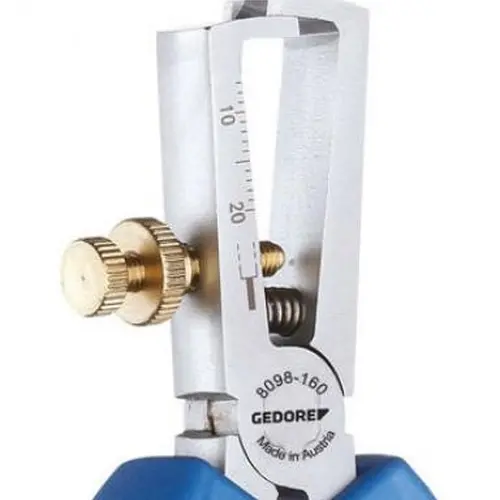 ALICATE DESENCAPADOR DE FIOS JC COM ISOLAMENTO ATÉ 1000 VOLTS - GEDORE 8098-160JC