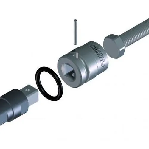 Soquete tipo allen 06mm impacto - GEDORE INK19-1/2