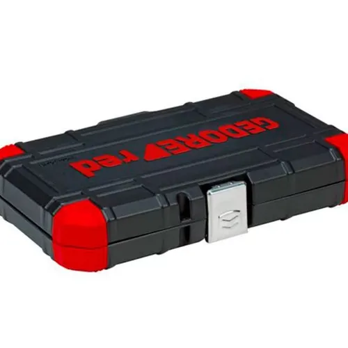 Jogo de Soquetes Sextavados com Encaixe de 1/4 Pol. com 46 Peças - GEDORE RED R49003046