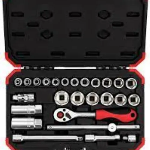 Jogo de Soquetes Sextavados com Encaixe de 3/8 Pol. com 26 Peças - GEDORE RED R59003026