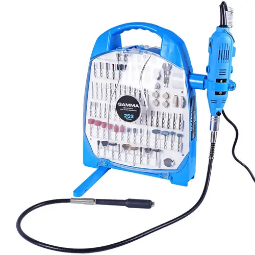 Microrretífica 130W com Jogo de Acessórios 252 Peças - GAMMA-G19502
