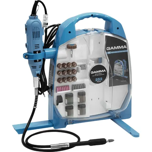 Microrretífica 130W com Jogo de Acessórios 252 Peças - GAMMA-G19502