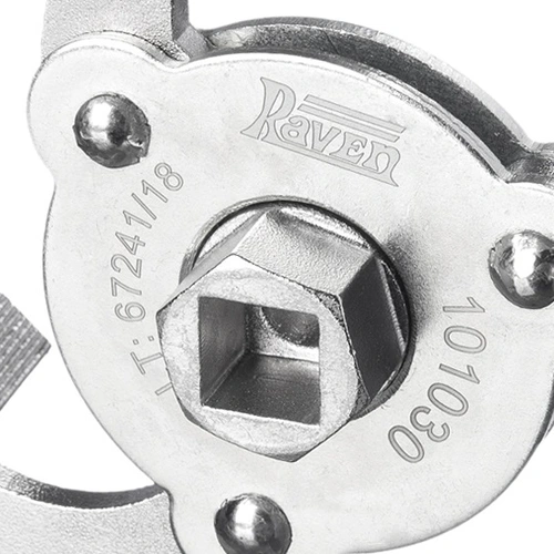 Chave saca Filtro de Óleo com Três Garras e Encaixe Central de 1/2 Pol. - RAVEN 101030