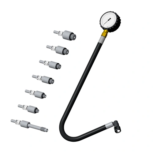 CONJUNTO C/ 8 PEÇAS P/ MEDIR A PRESSÃO DE ÓLEO DE MOTORES CICLO OTTO - RAVEN 109145