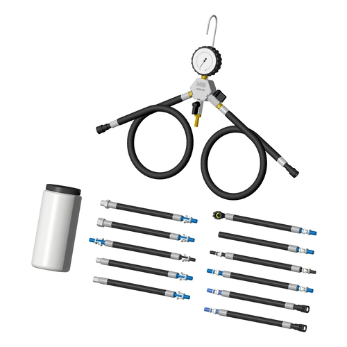 Conjunto para medir a pressão e a vazão de combustível de motores Ciclo Otto equipados com injeção eletrônica - RAVEN 109645