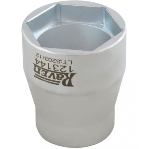 Chave sextavada de 54mm p/ porca do cubo dianteiro da Pampa 4x4 do Toyota Bandeirante. - RAVEN-123144