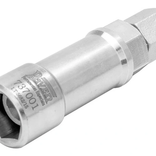 Conjunto Soquete Longo Vazado 18 mm e Adaptador para Porca do Amortecedor Volvo FH - RAVEN 737001