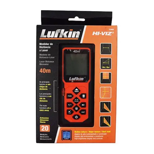 Trena a laser 40m TL0040 LUFKIN