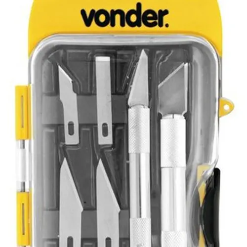 Jogo de facas de precisão com 8 peças VONDER - VONDER 3599472008