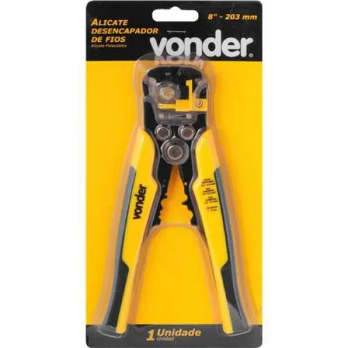 Alicate desencapador 8" para fios isolado - VONDER 36.86.000.008