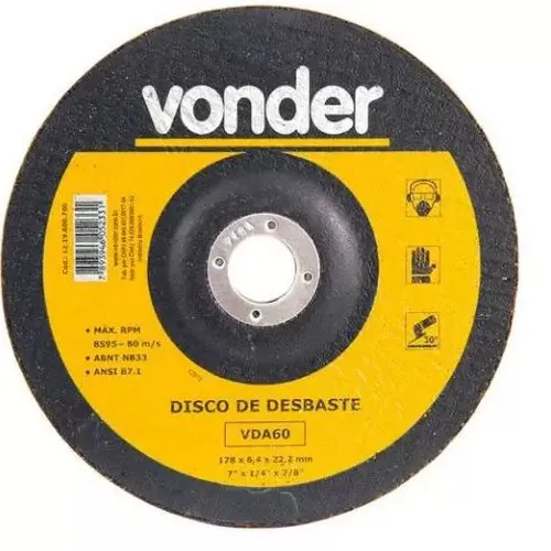 Disco de desbaste 7'' - VONDER