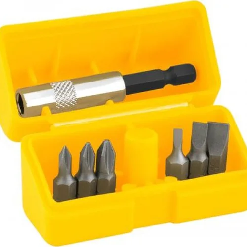 Kit Jogo Bits/ponteiras 7 Pçs + Estojo Encaixe 1/4" -  Vonder