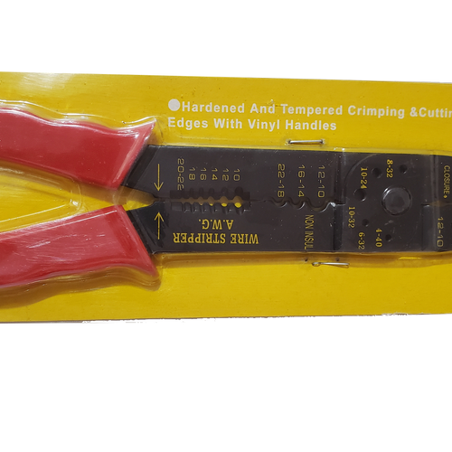 Alicate Para Crimpar E Cortar Terminais 8.3/4 - BREMEN 1422