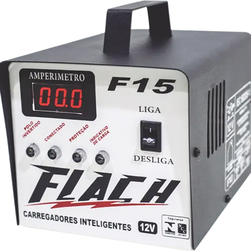 Carregador Inteligente de Bateria - FLACH F15